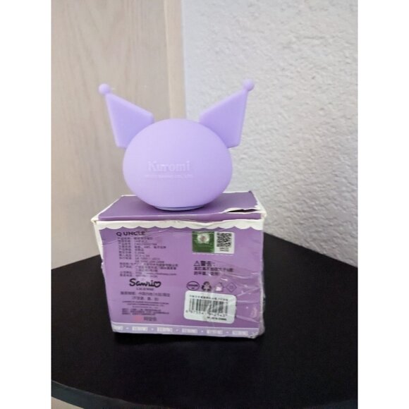 Hello Kitty & Kuromi Mini Night Light – 3.5" Purple Squishy Light-Up Decor - Picture 5 of 7